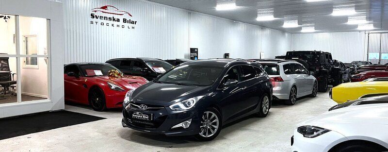 Ljusblå Begagnad 2013 Hyundai i40 Kombi | 139 900 kr (Dyr) - Bild 1/4