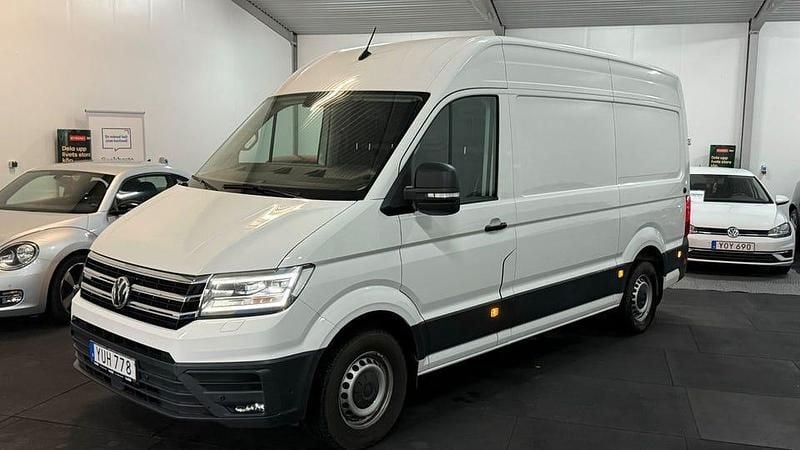 Vit Begagnad 2019 VW e-Crafter Van | 195 000 kr - Bild 1/4