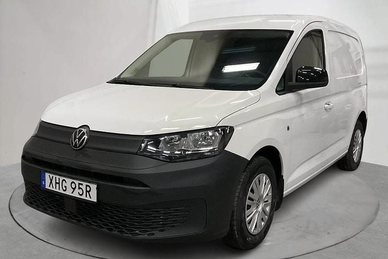 Vit Begagnad 2023 VW Caddy Minibuss | 230 000 kr (Bra pris) - Bild 1/4