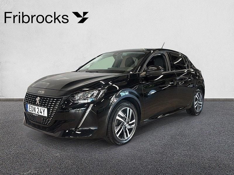 Svart Begagnad 2023 Peugeot 208 Halvkombi | 174 800 kr (Marknadspris) - Bild 1/4
