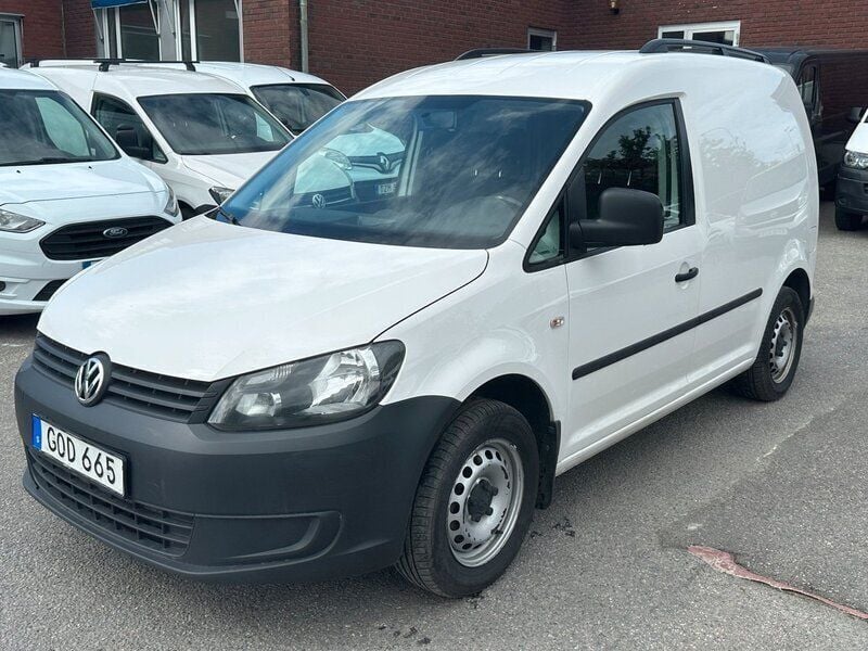 Vit Begagnad 2015 VW Caddy Minibuss | 69 000 kr (Superpris) - Bild 1/4