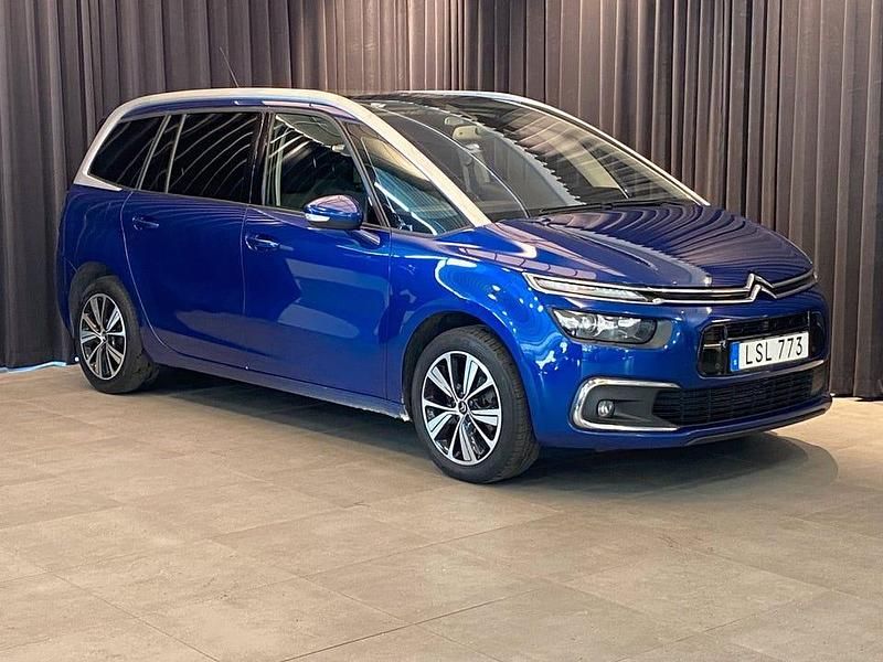 Blå Begagnad 2018 Citroën Grand C4 Picasso Minibuss | 139 500 kr (Lite dyr) - Bild 1/4