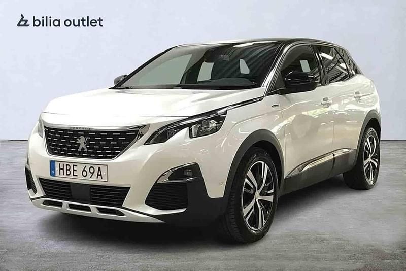 Vit Begagnad 2019 Peugeot 3008 SUV | 169 900 kr (Bra pris) - Bild 1/1