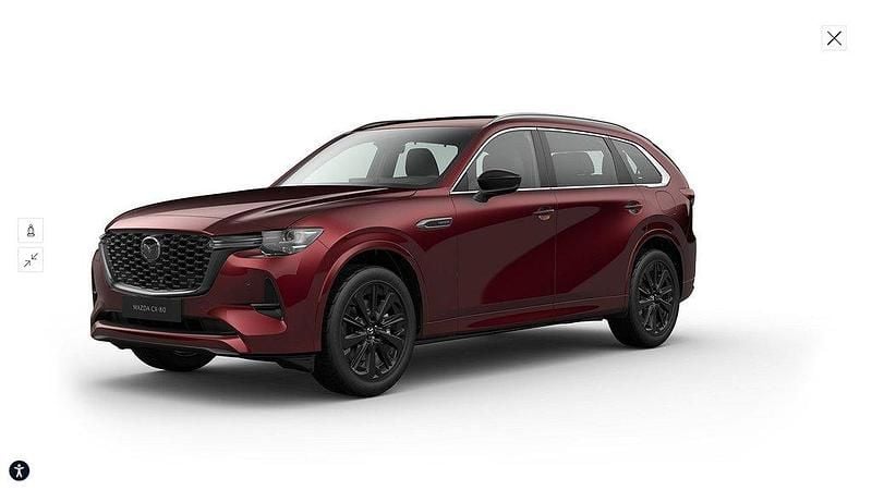 Röd Ny 2024 Mazda CX-80 Homura-Line SUV | 619 900 kr - Bild 1/1