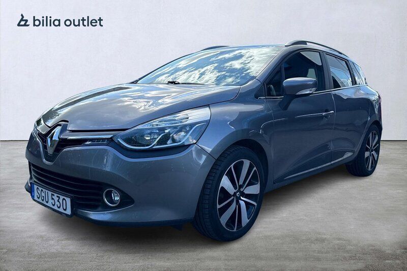 Grå Begagnad 2015 Renault Clio GrandTour Dynamique Kombi | 104 900 kr (Marknadspris) - Bild 1/4