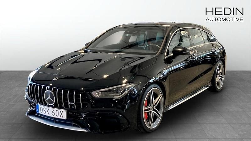 Svart Begagnad 2023 Mercedes CLA45 AMG AMG Kombi | 539 900 kr (Bra pris) - Bild 1/4