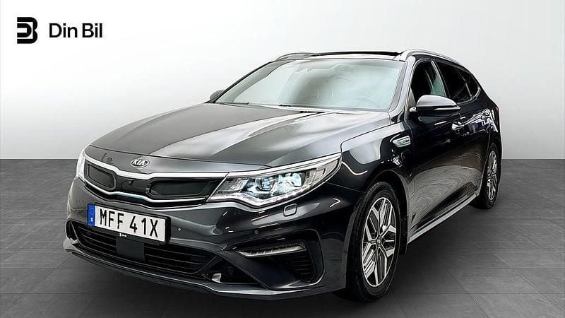 Grå Begagnad 2019 Kia Optima Advance Kombi | 199 900 kr (Marknadspris) - Bild 1/4