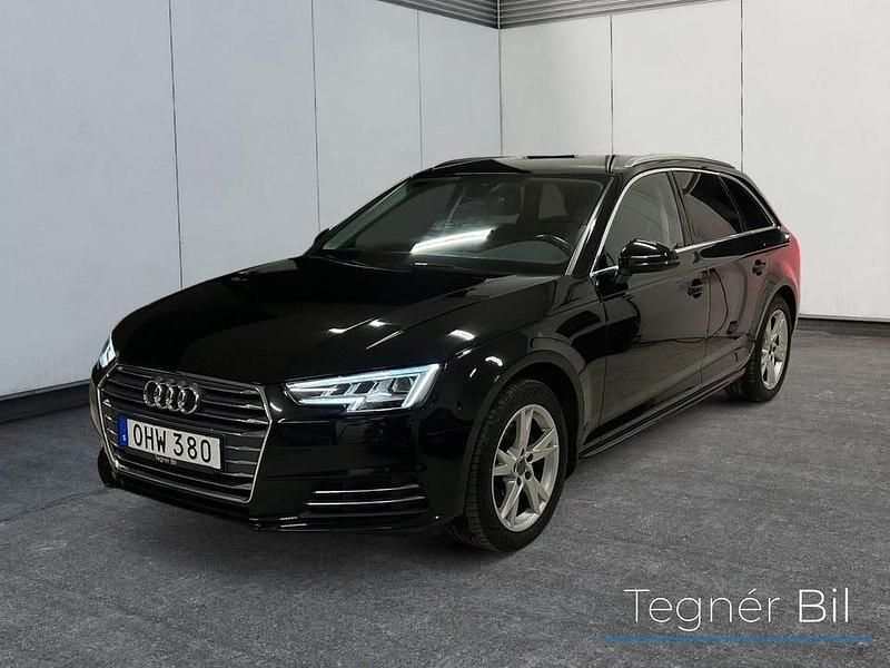 Svart Begagnad 2017 Audi A4 Kombi | 179 700 kr (Marknadspris) - Bild 1/4