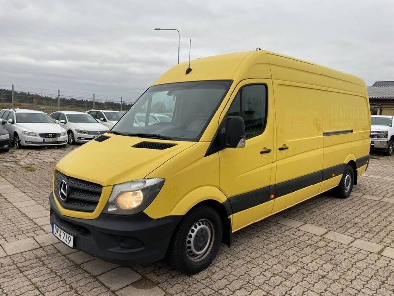 Gul Begagnad 2017 Mercedes Sprinter Van | 239 875 kr (Lite dyr) - Bild 1/4