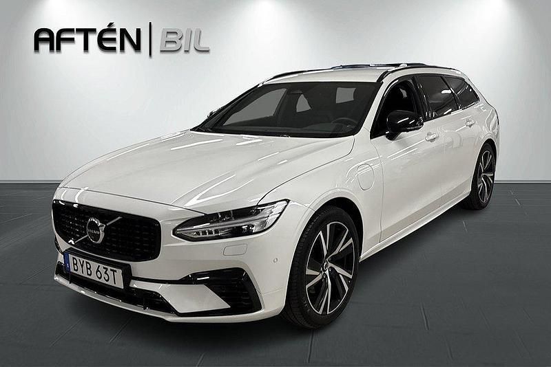 Vit Begagnad 2022 Volvo V90 R-Design Kombi | 449 800 kr (Marknadspris) - Bild 1/3