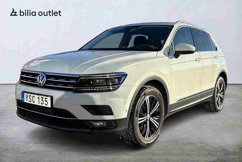 Vit Begagnad 2018 VW Tiguan SUV | 239 900 kr (Bra pris) - Bild 1/1