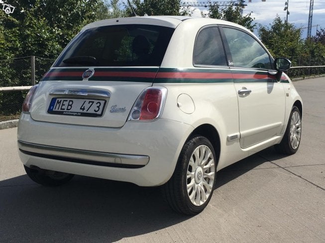 Såld Fiat 500 Gucci edition -12, begagnad 2012, 7 000 mil i Vellinge