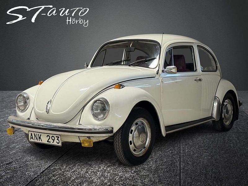Vit Begagnad 1972 VW Beetle S Sedan | 69 900 kr - Bild 1/4