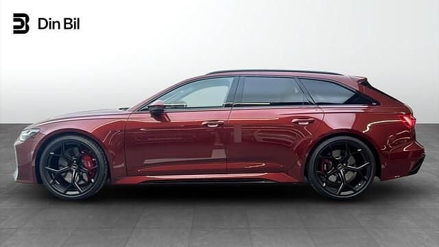 Ny Audi RS6 Performance 630 HK (463 kW) 2025 Grenadinröd metallic Kombi