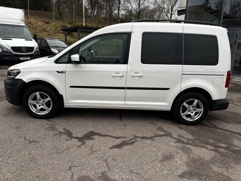 Vit Begagnad 2020 VW Caddy Life Minibuss | 104 000 kr (Dyr) - Bild 1/1