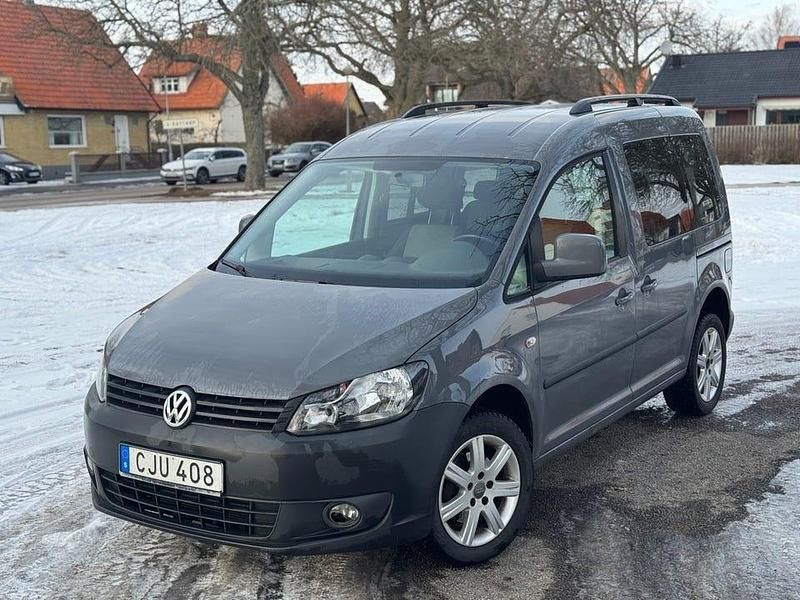 Begagnad VW Caddy 102 HK (75 kW) 2010 Mörkgrå Minibuss