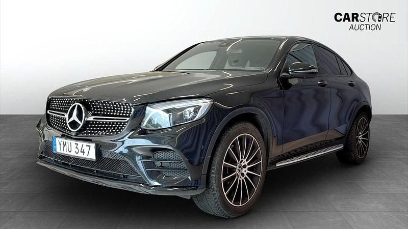 Svart (black) Begagnad 2018 Mercedes GLC350 AMG Sportkupé | 349 900 kr (Marknadspris) - Bild 1/4