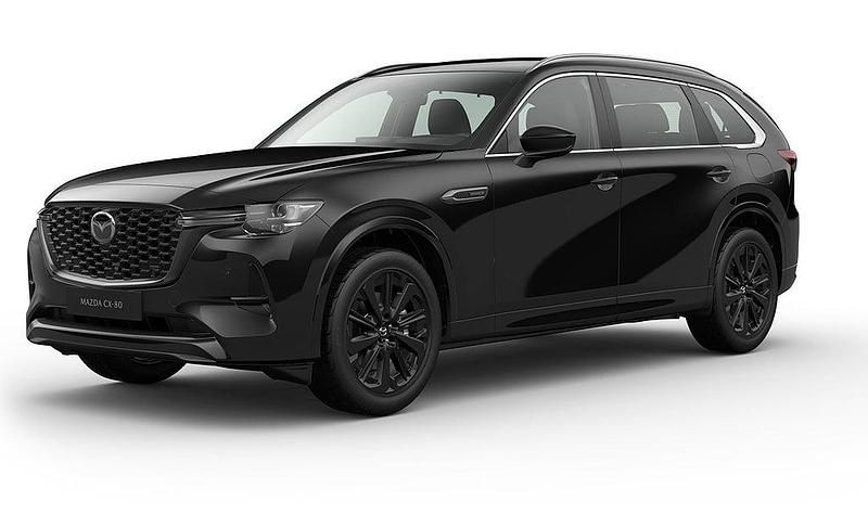 Svart Ny 2025 Mazda CX-80 Homura-Line SUV | 634 500 kr (Bra pris) - Bild 1/4