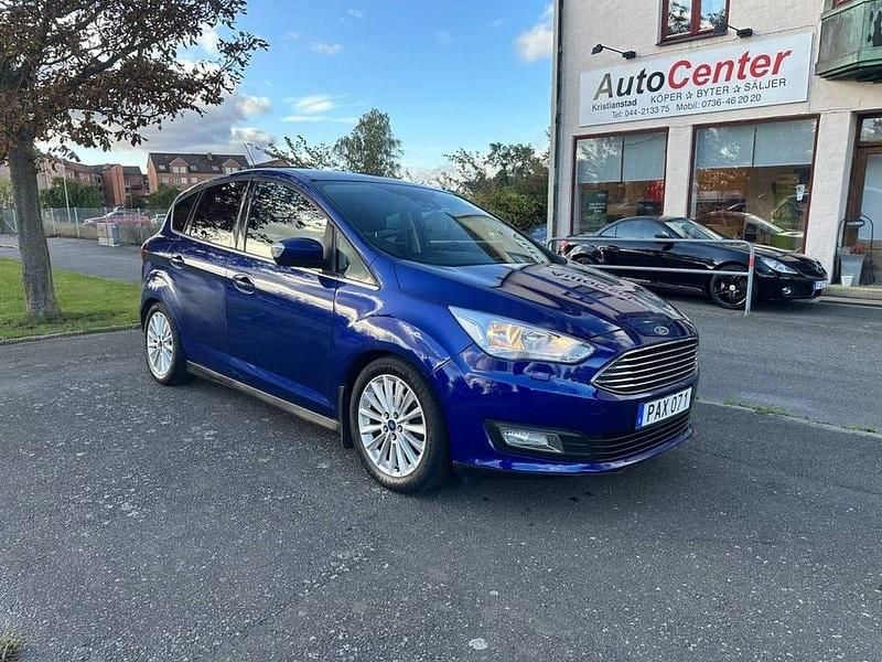 Blå Begagnad 2016 Ford C-MAX Minibuss | 79 000 kr (Bra pris) - Bild 1/4