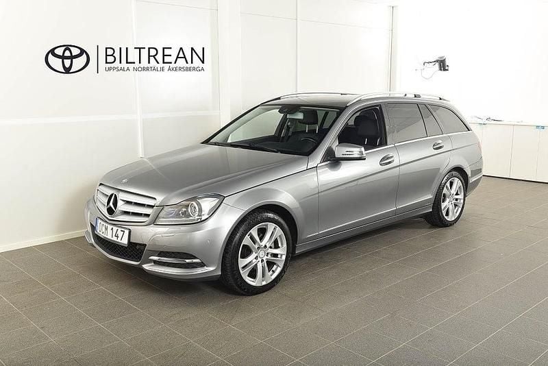 Silver metallic Begagnad 2013 Mercedes C180 Avantgarde Kombi | 164 900 kr (Marknadspris) - Bild 1/4