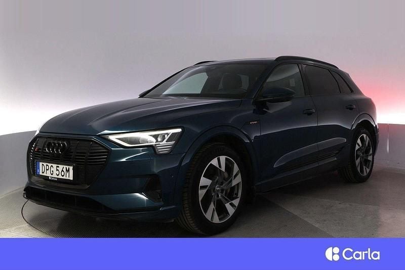 Blå Begagnad 2019 Audi e-tron S-Line SUV | 392 900 kr (Superpris) - Bild 1/4