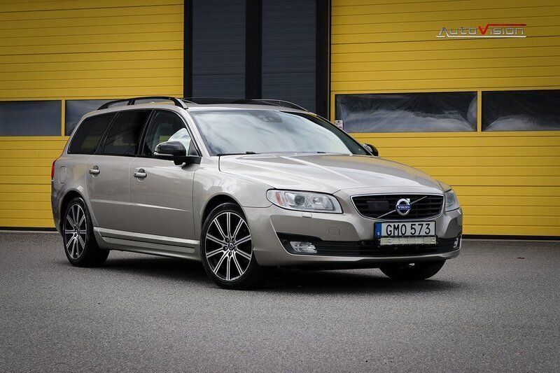 Ljusbrun (brun) Begagnad 2014 Volvo V70 Dynamic Kombi | 159 900 kr (Dyr) - Bild 1/4
