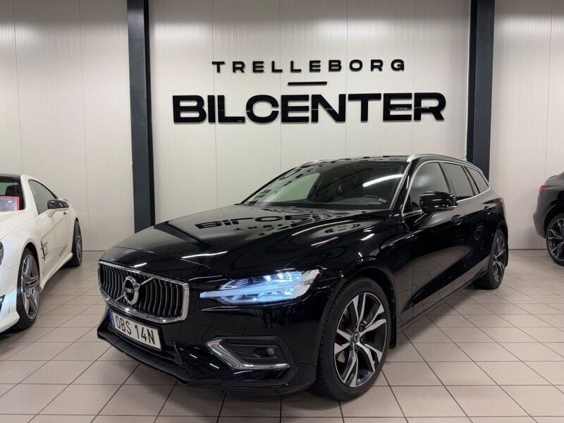 Svart Begagnad 2019 Volvo V60 Inscription Kombi | 309 900 kr (Dyr) - Bild 1/4