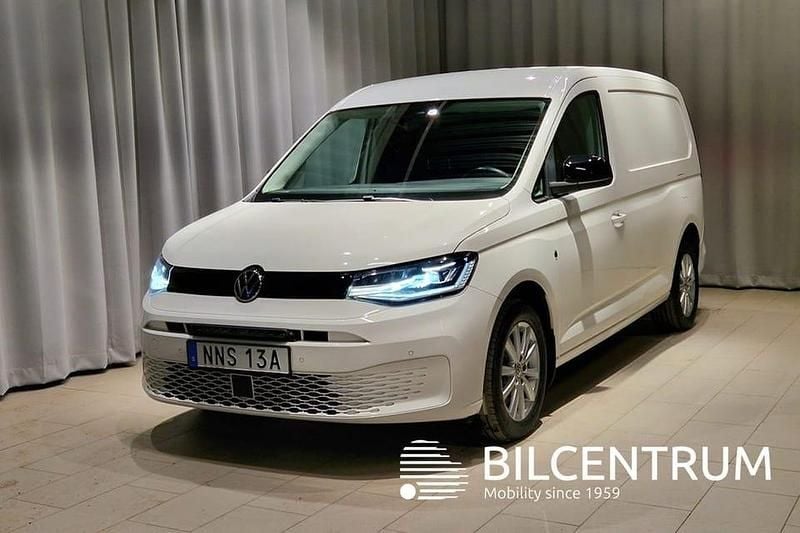 Vit Begagnad 2022 VW Caddy Maxi Minibuss | 239 000 kr (Bra pris) - Bild 1/4