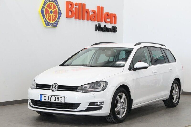 Vit Begagnad 2014 VW Golf VII GT Kombi | 94 900 kr (Marknadspris) - Bild 1/4