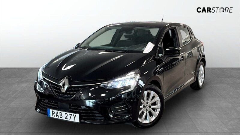 Svart (black) Begagnad 2022 Renault Clio V Zen Halvkombi | 144 900 kr (Marknadspris) - Bild 1/4