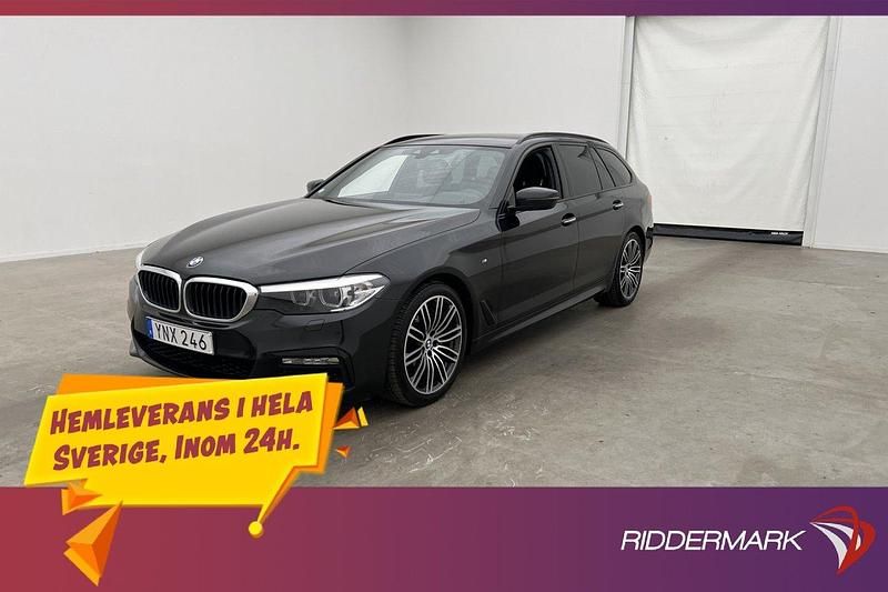 Svart Begagnad 2017 BMW 520 M Sport Kombi | 274 800 kr (Marknadspris) - Bild 1/3