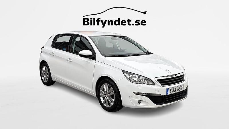 Vit Begagnad 2016 Peugeot 308 Halvkombi | 89 900 kr (Marknadspris) - Bild 1/4