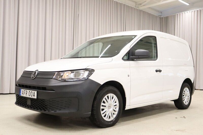 Vit Begagnad 2022 VW Caddy Minibuss | 189 900 kr (Superpris) - Bild 1/4