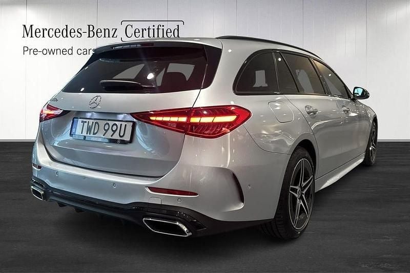 Begagnad Mercedes E300 AMG 313 HK (230 kW) 2024 Silver Kombi