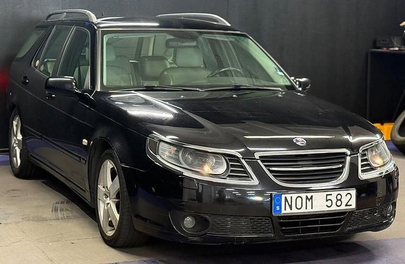 Begagnad Saab 9-5 Vector 185 HK (136 kW) 2008 Svart Kombi