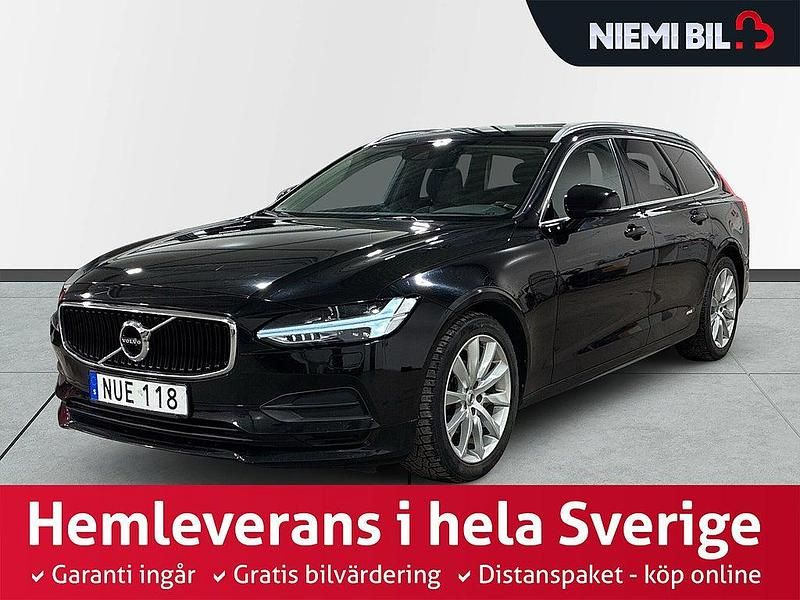 Begagnad Volvo V90 Momentum 150 HK (110 kW) 2018 Svart Kombi