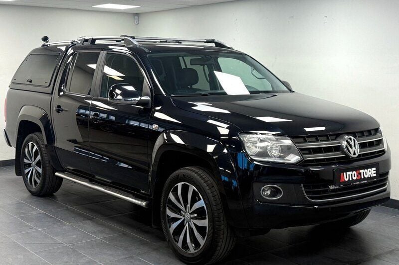 Svart Begagnad 2013 VW Amarok Highline Pickup | 199 900 kr (Lite dyr) - Bild 1/4