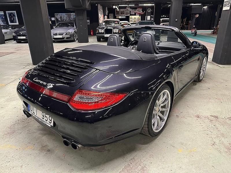 Begagnad Porsche 911 Carrera 4S Cabriolet 385 HK (283 kW) 2009 Svart Cab