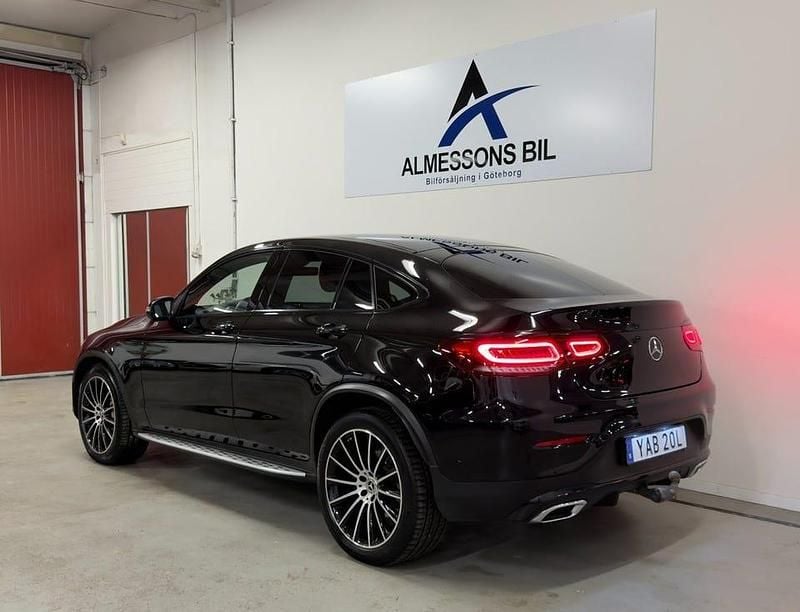Begagnad Mercedes GLC220 AMG line 194 HK (142 kW) 2019 Svart Sportkupé