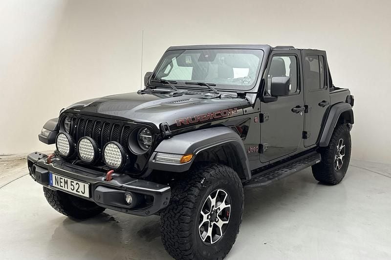 Svart Begagnad 2020 Jeep Wrangler Unlimited Rubicon SUV | 350 000 kr - Bild 1/4