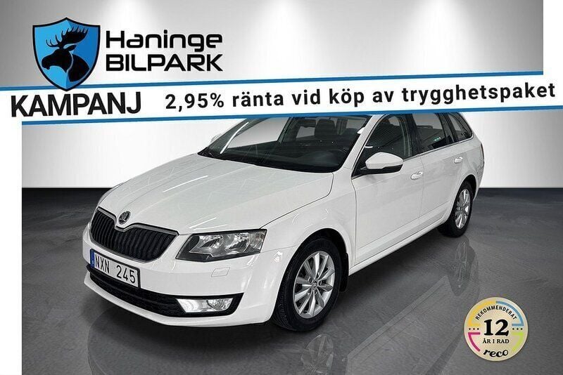 Vit Begagnad 2014 Skoda Octavia Kombi | 89 900 kr (Marknadspris) - Bild 1/2
