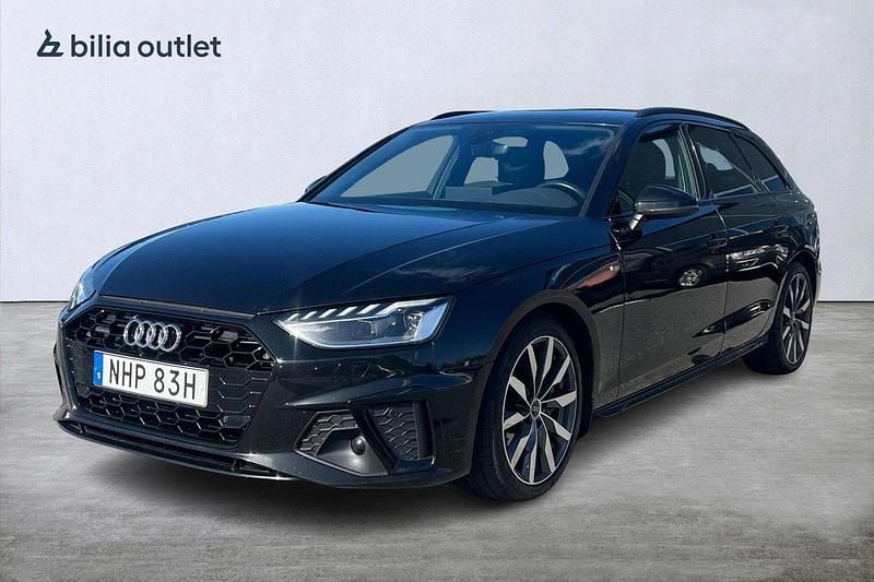 Svart Begagnad 2021 Audi A4 S-Line Kombi | 299 900 kr (Marknadspris) - Bild 1/4