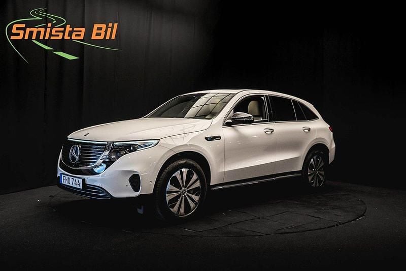 Vit Begagnad 2020 Mercedes EQC400 SUV | 419 600 kr (Bra pris) - Bild 1/4