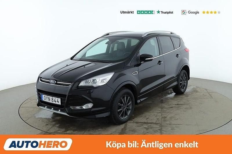 Svart Begagnad 2015 Ford Kuga Individual SUV | 133 000 kr (Marknadspris) - Bild 1/4