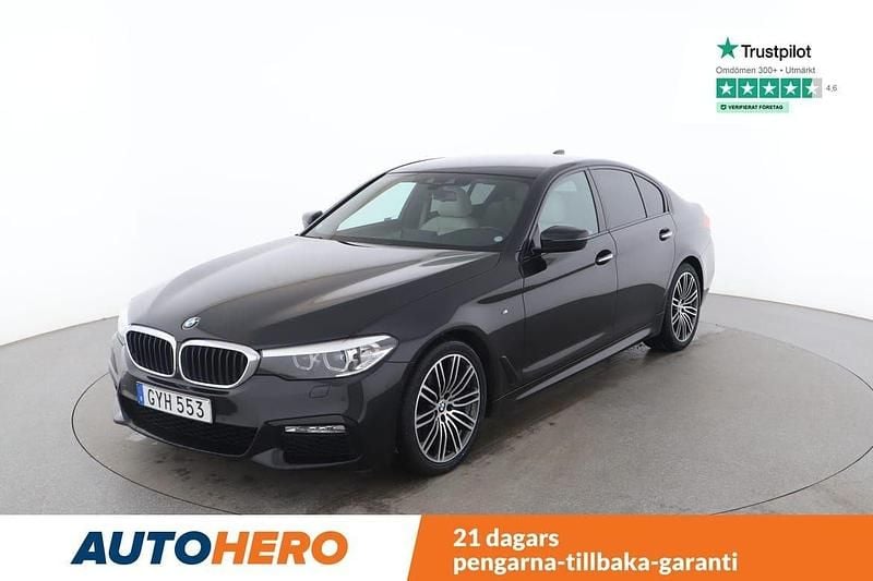 Svart Begagnad 2017 BMW 530 M Sport Sedan | 317 000 kr (Marknadspris) - Bild 1/4