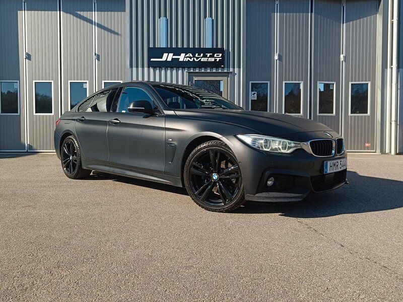 Svart Begagnad 2016 BMW 430 Gran Coupé M Sport Sportkupé | 239 900 kr (Marknadspris) - Bild 1/4