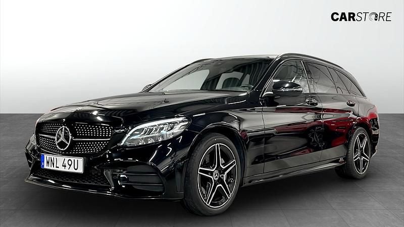 Begagnad Mercedes C200 AMG 160 HK (117 kW) 2020 Svart Kombi