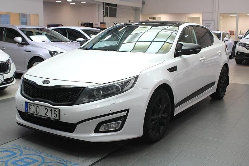 Vit Begagnad 2014 Kia Optima Sedan | 54 900 kr - Bild 1/4