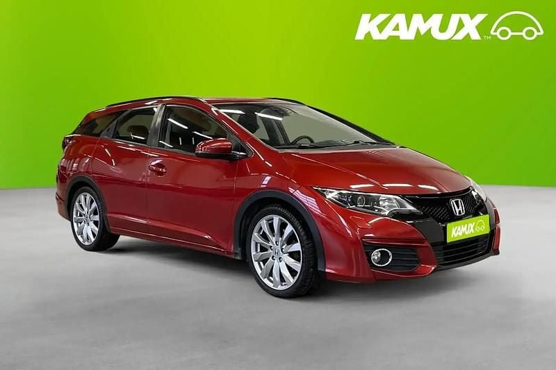Röd Begagnad 2017 Honda Civic Kombi | 129 800 kr (Marknadspris) - Bild 1/4