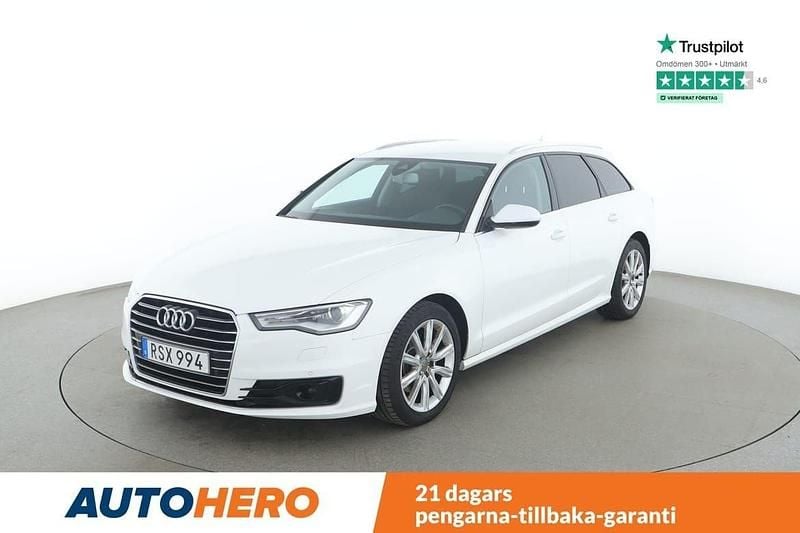 Vit Begagnad 2015 Audi A6 Kombi | 148 000 kr (Marknadspris) - Bild 1/4